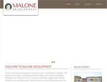 Tablet Screenshot of malonedevelopment.com